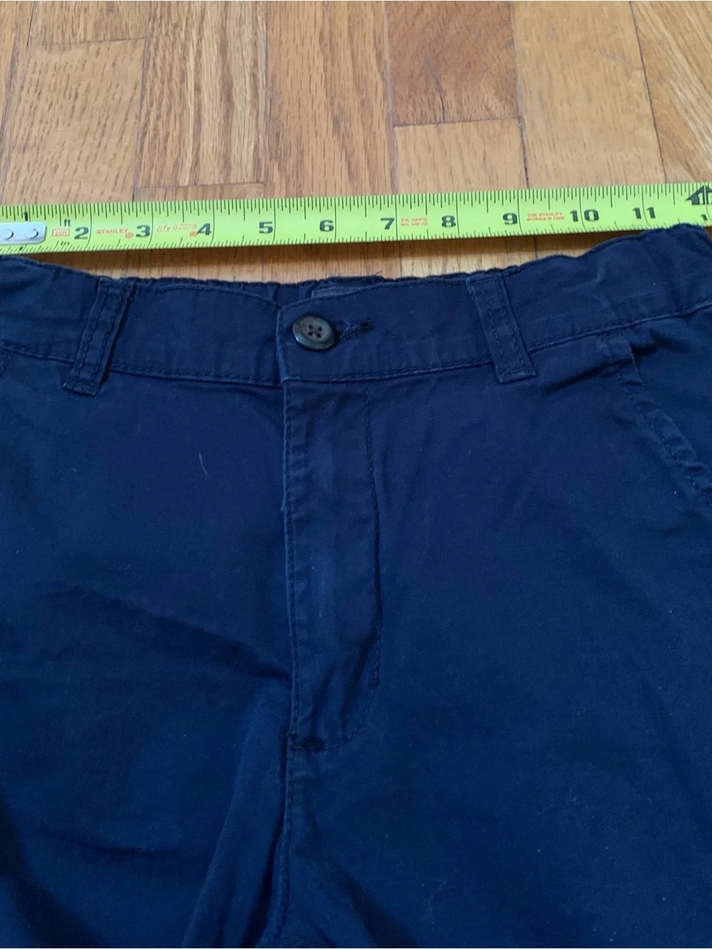 Boys 10 Set : OshKosh Navy Adjustable Waist Chino Pants & Blue Sweatshirt Like N